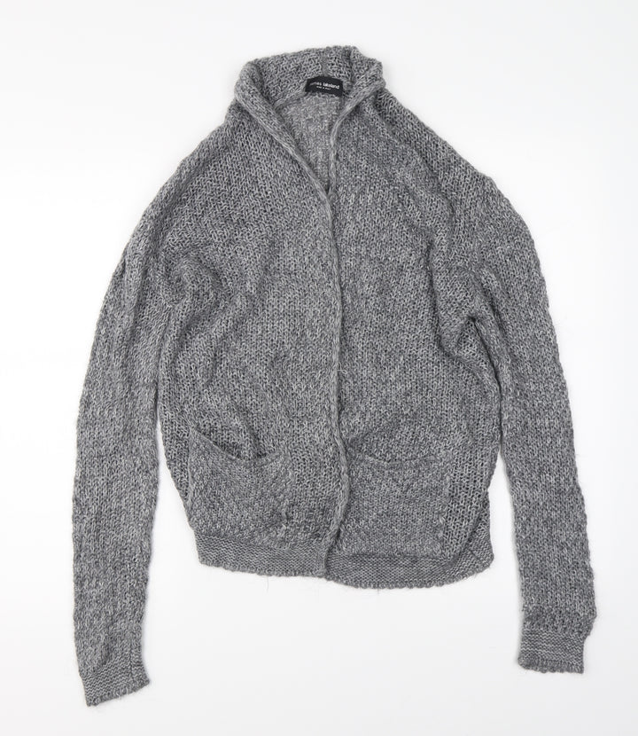 James Lakeland Womens Grey Cardigan Jumper Size M