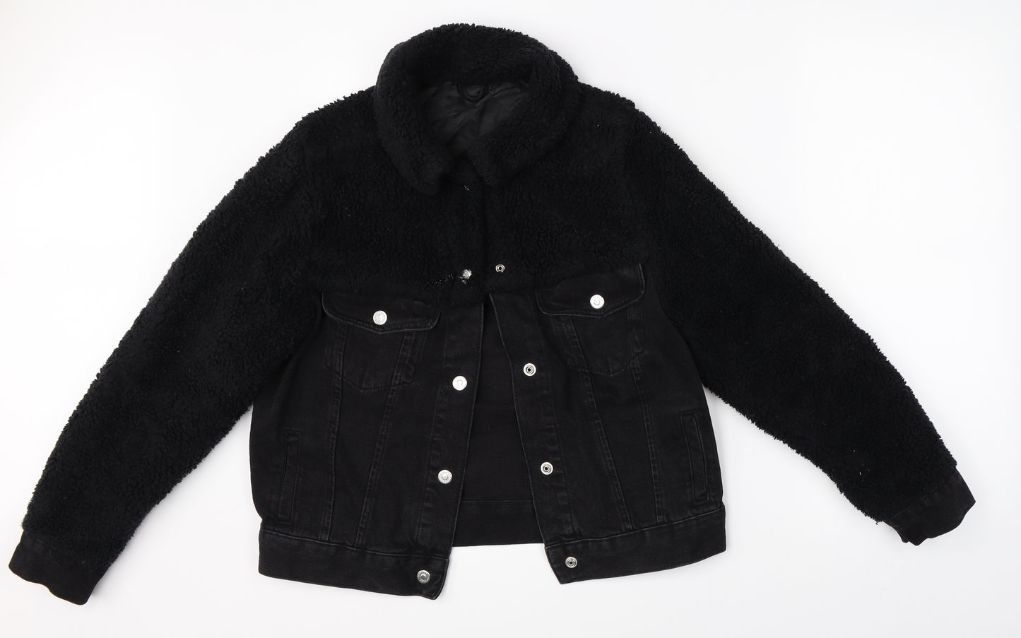 Topshop Womens Black   Jacket  Size 8