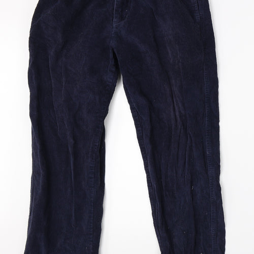 Cotton Traders Mens Blue  Corduroy Straight Jeans Size 34 L25 in