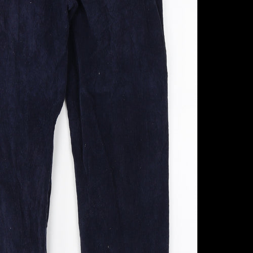 Cotton Traders Mens Blue  Corduroy Straight Jeans Size 34 L25 in