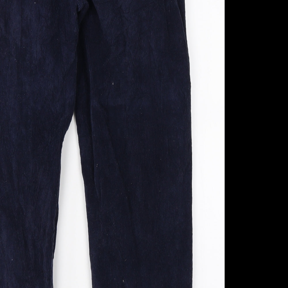 Cotton Traders Mens Blue  Corduroy Straight Jeans Size 34 L25 in