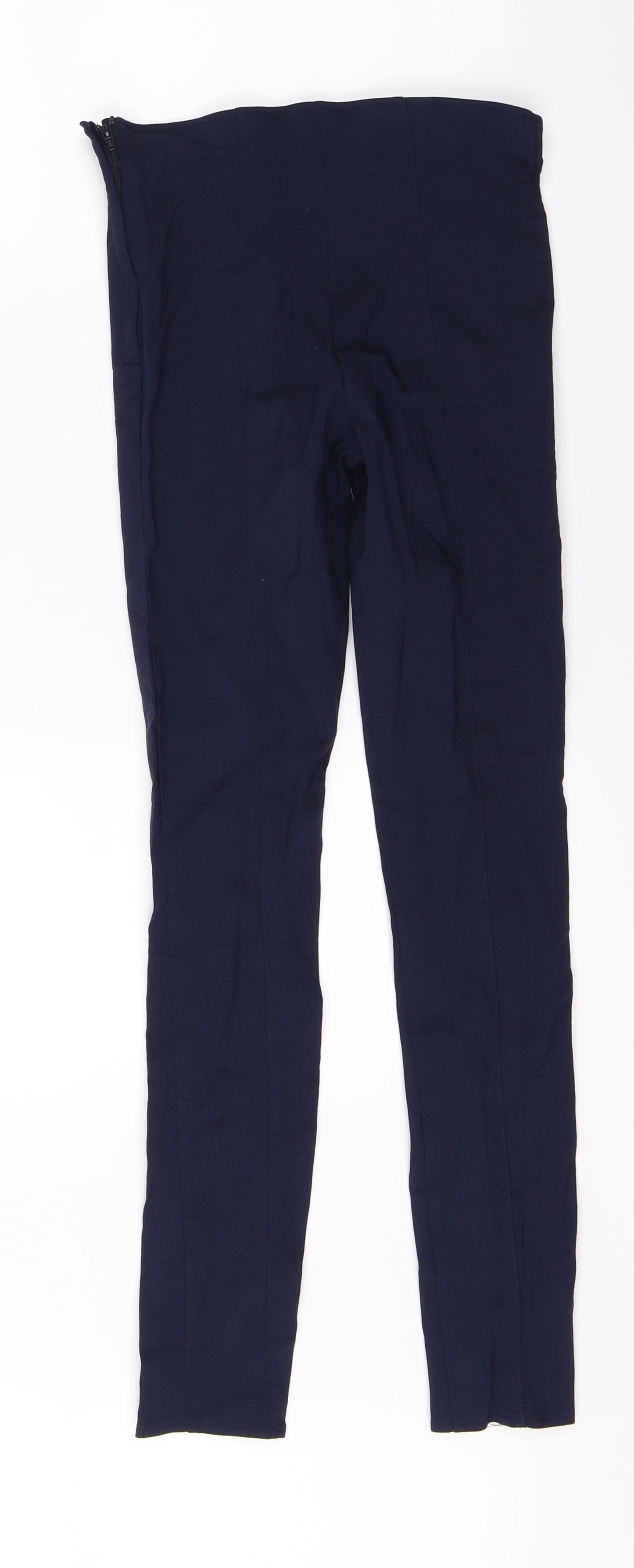 Primark Womens Blue   Dress Pants Trousers Size 8 L26 in