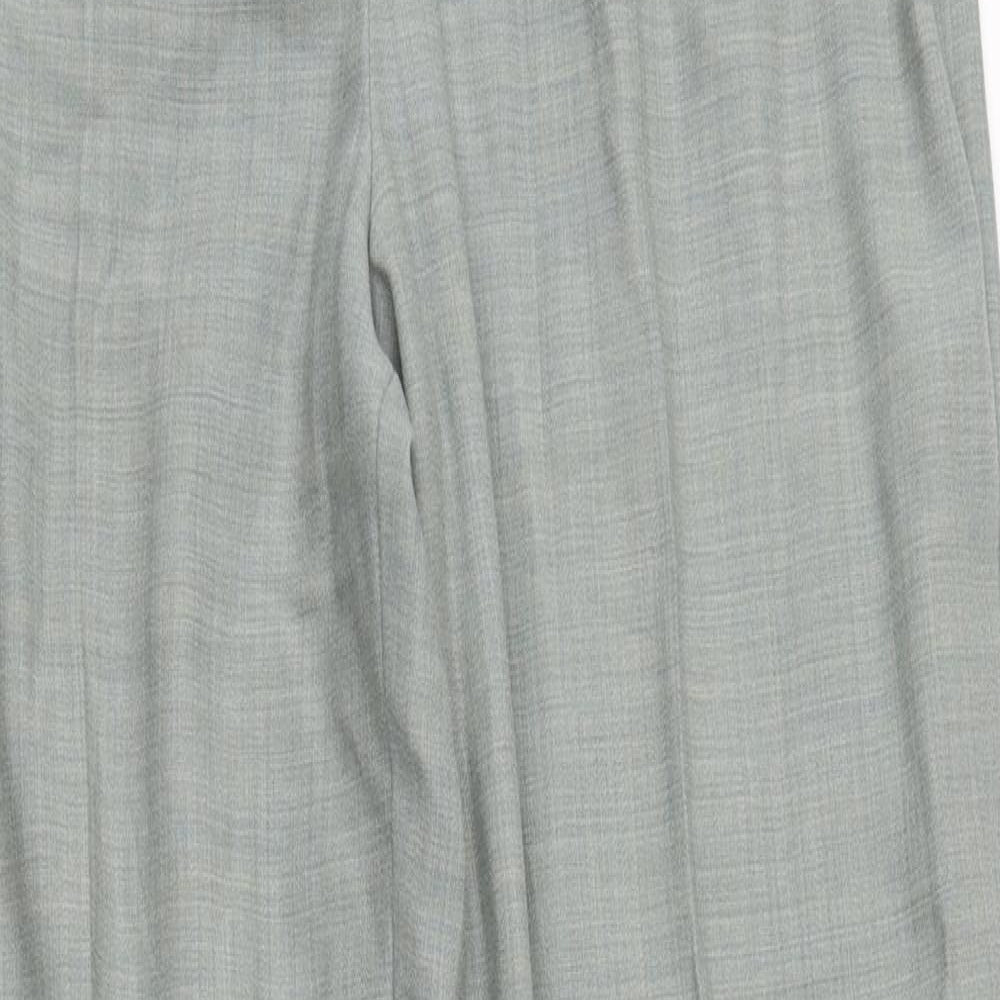 Marks & Spencer Womens Green   Dress Pants Trousers Size 14 L30 in