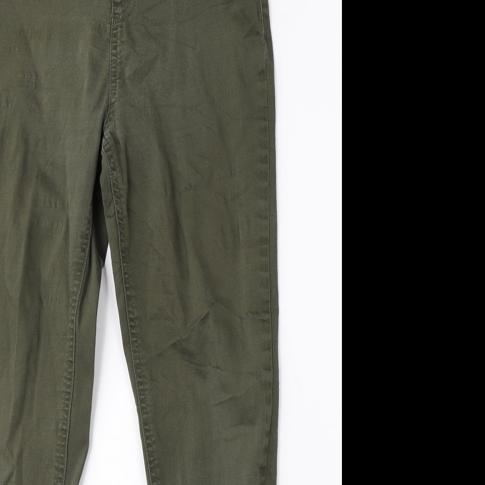 Marks & Spencer Womens Green  Denim Jegging Jeans Size 12 L25 in