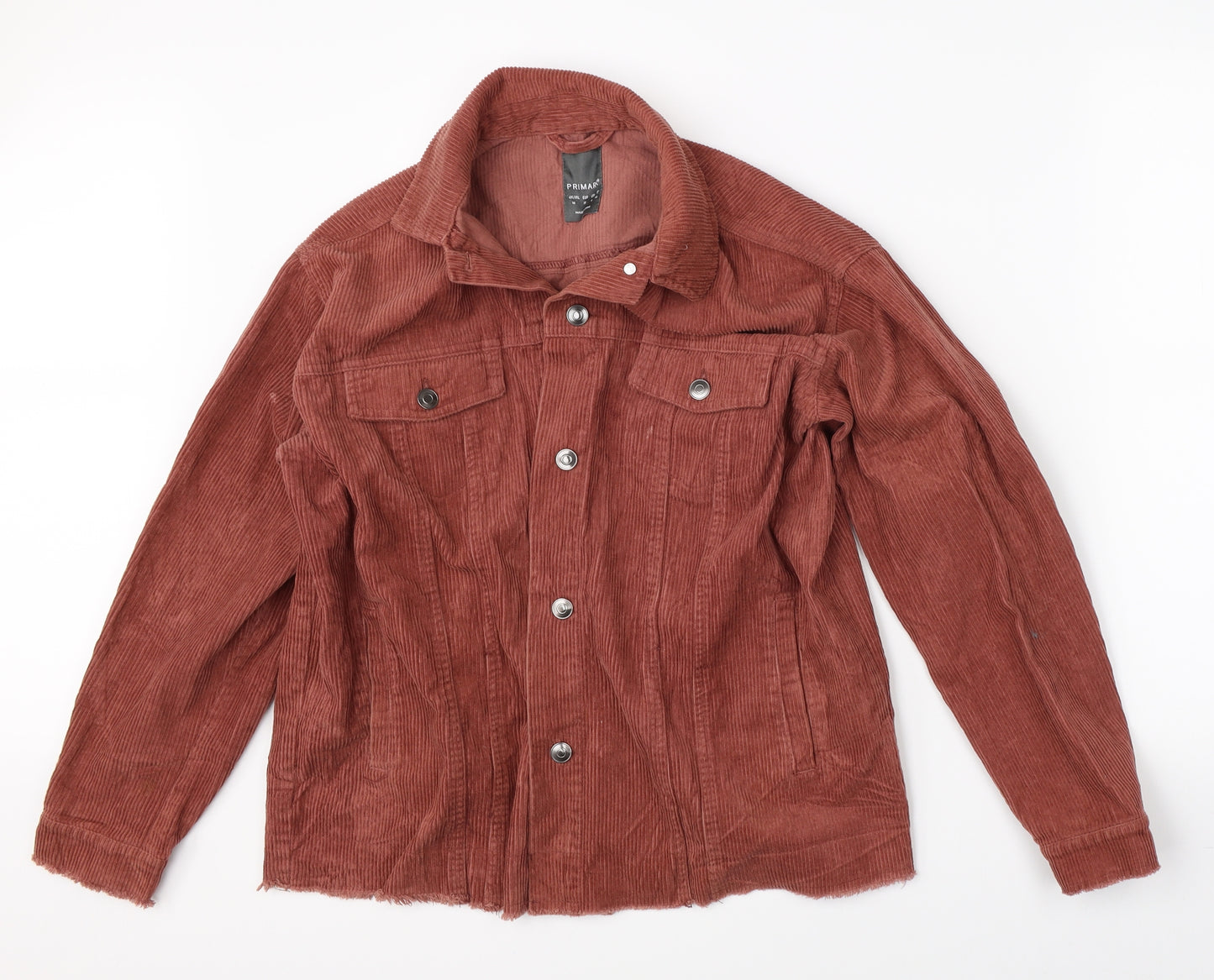 Primark Womens Red  Corduroy Jacket  Size 10
