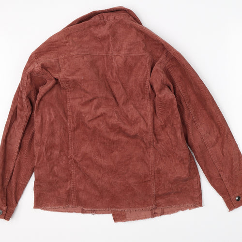 Primark Womens Red  Corduroy Jacket  Size 10