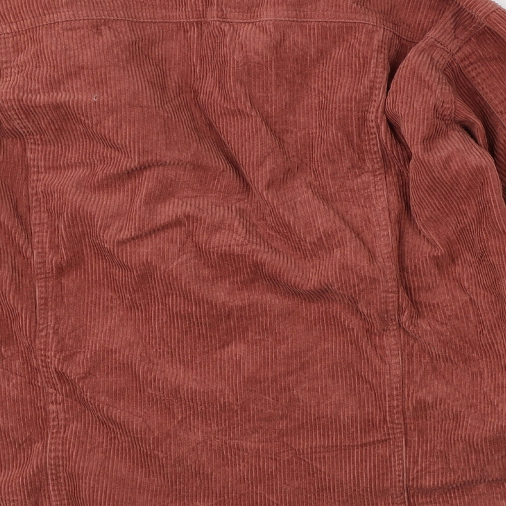 Primark Womens Red  Corduroy Jacket  Size 10