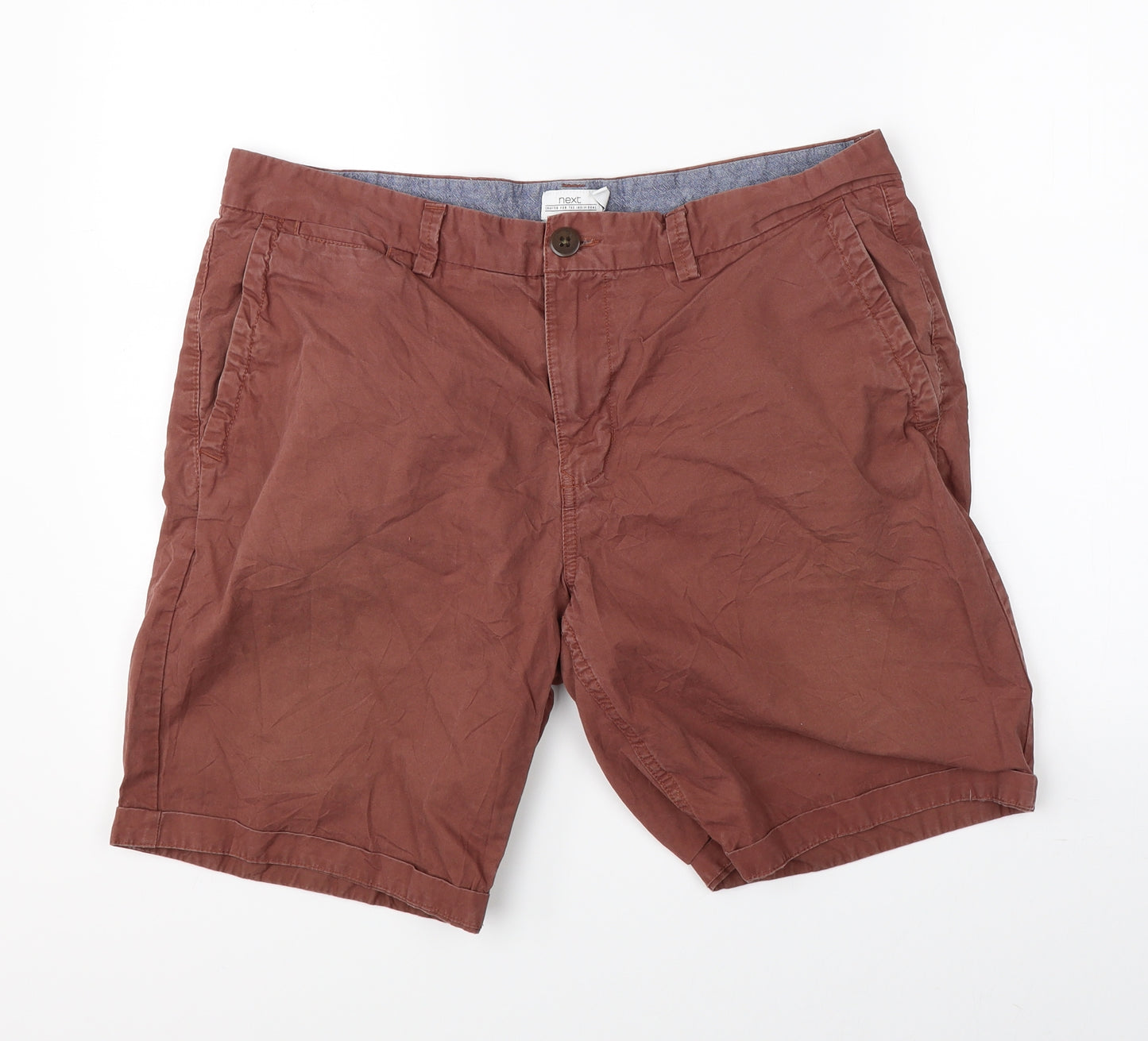 NEXT Mens Red   Chino Shorts Size 36