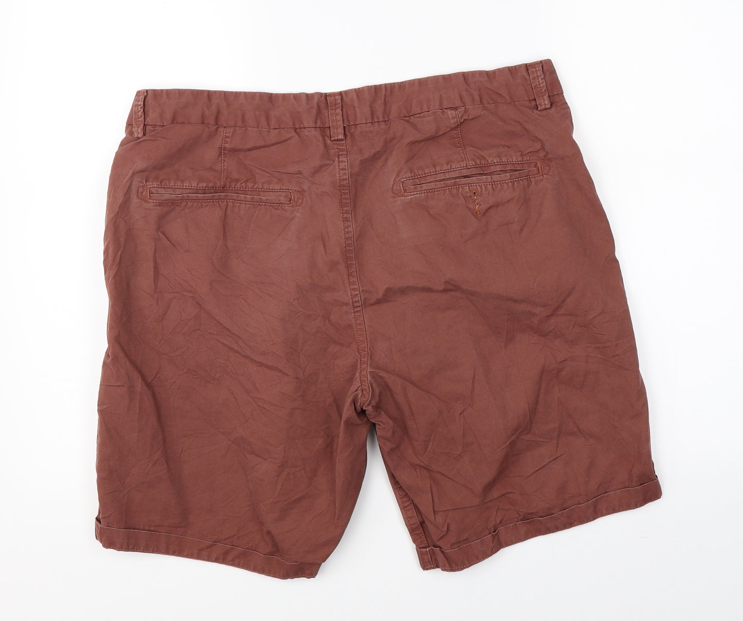 NEXT Mens Red   Chino Shorts Size 36