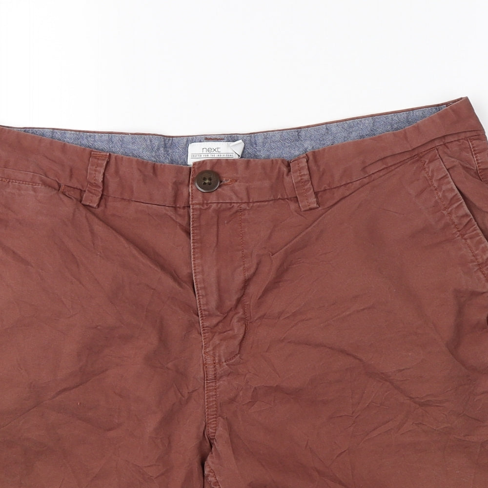 NEXT Mens Red   Chino Shorts Size 36