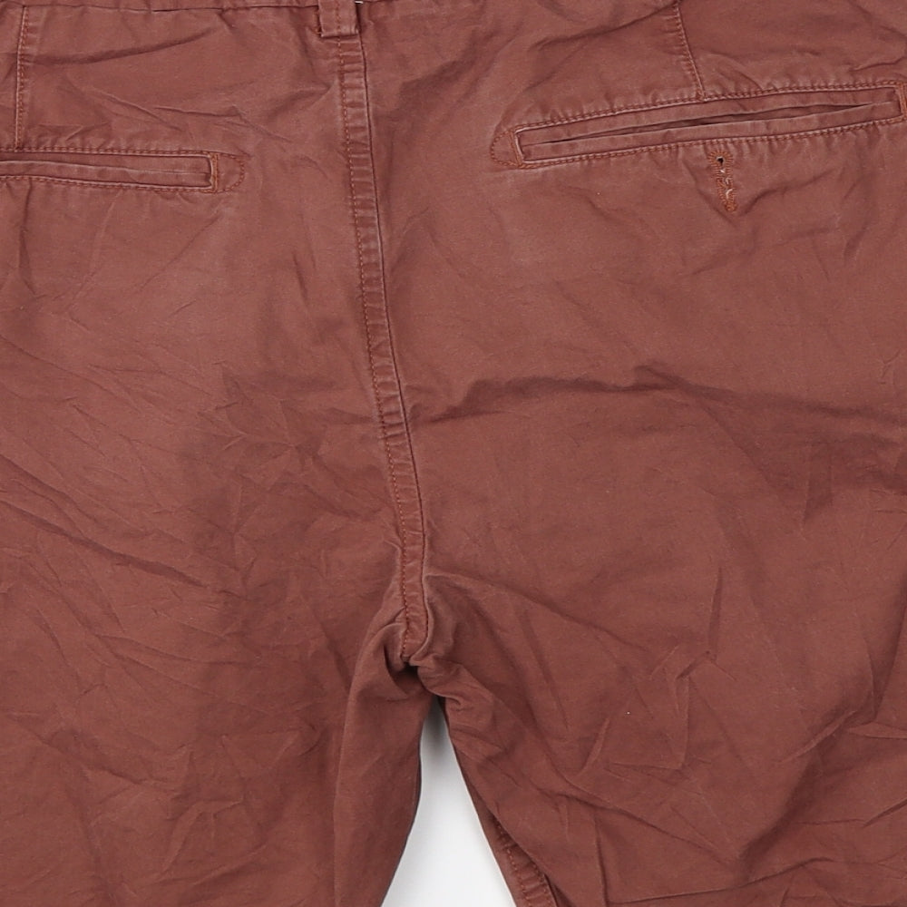 NEXT Mens Red   Chino Shorts Size 36