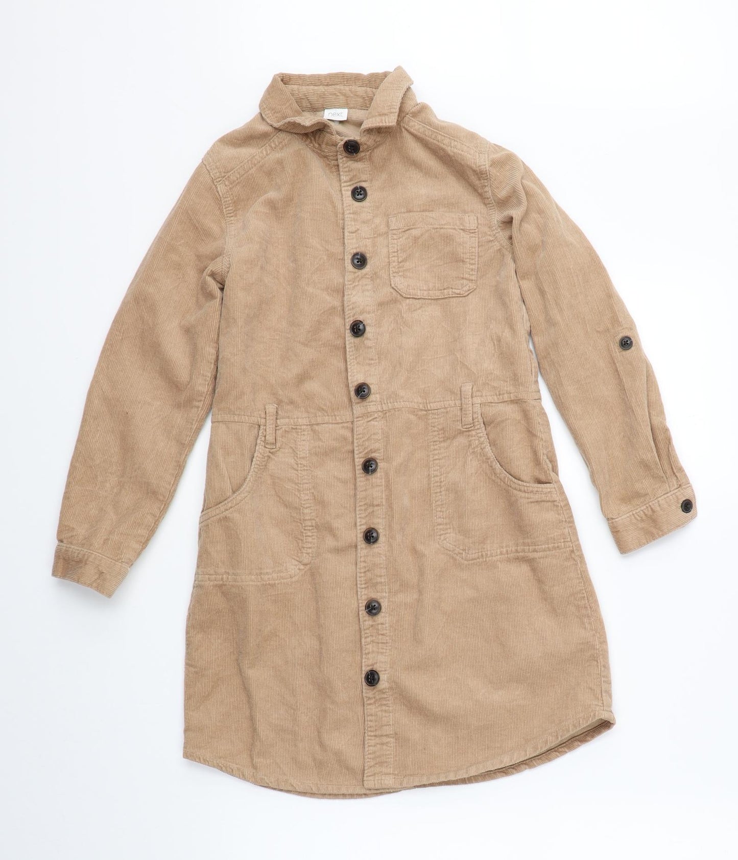 NEXT Girls Beige  Corduroy Jacket  Size 10 Years
