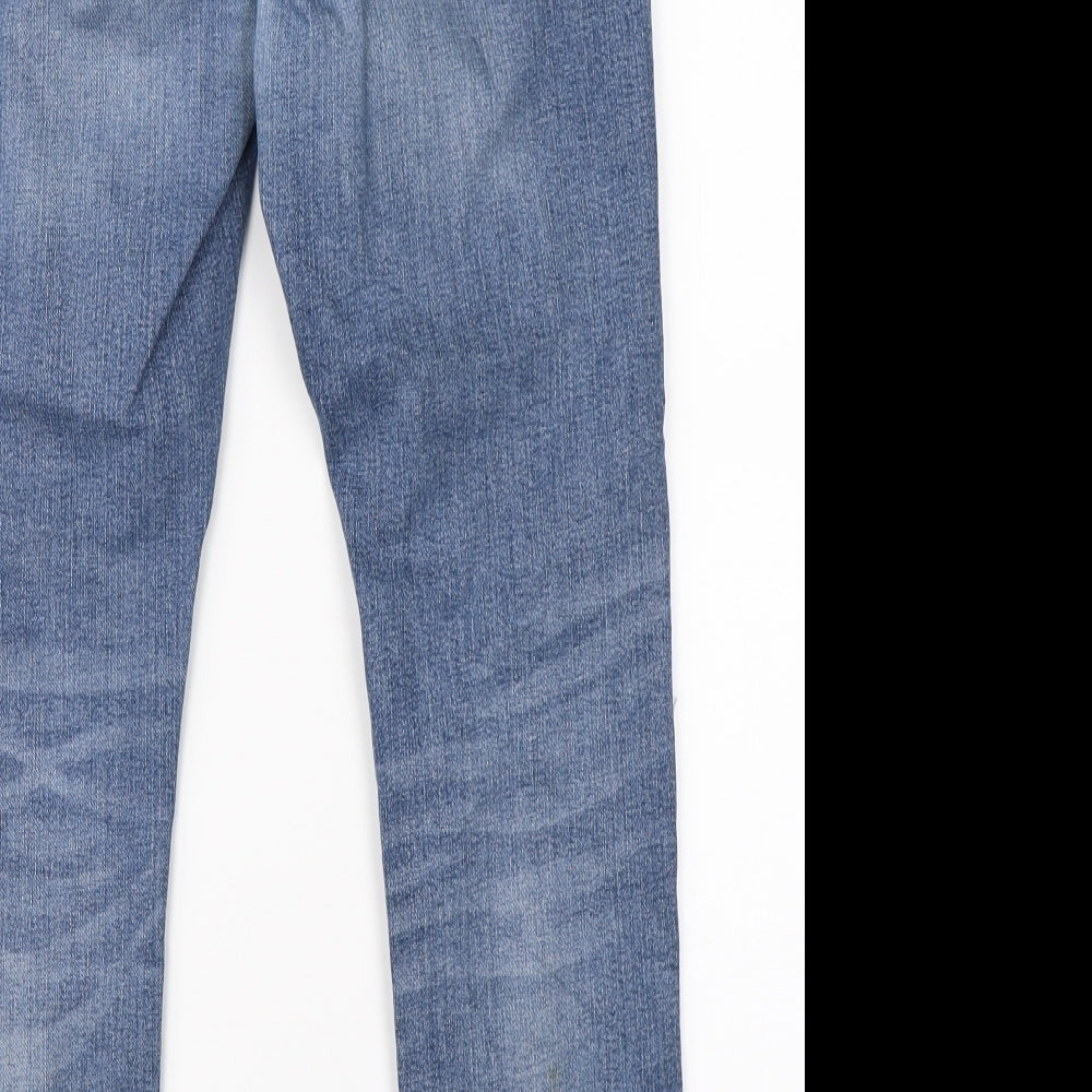 Zara Mens Blue  Denim Straight Jeans Size 32 L26 in