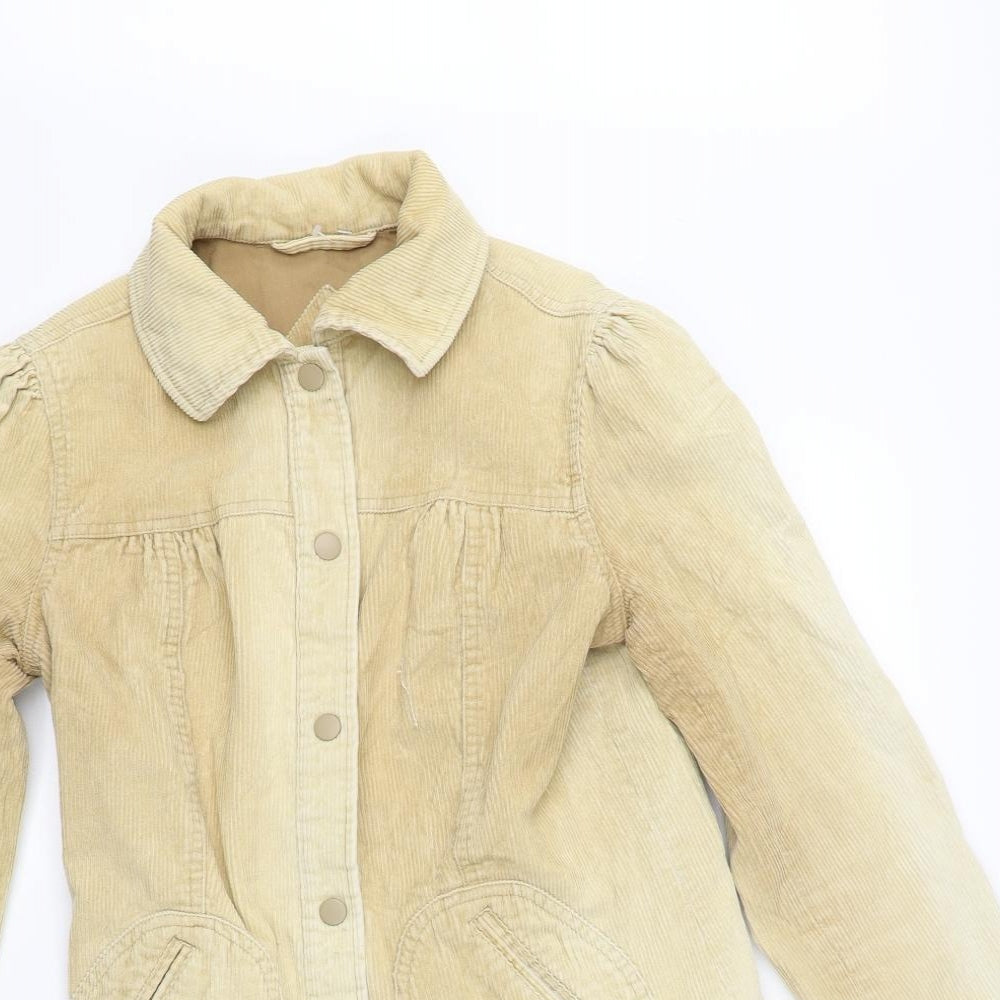 Motto Womens Beige  Corduroy Jacket  Size 10