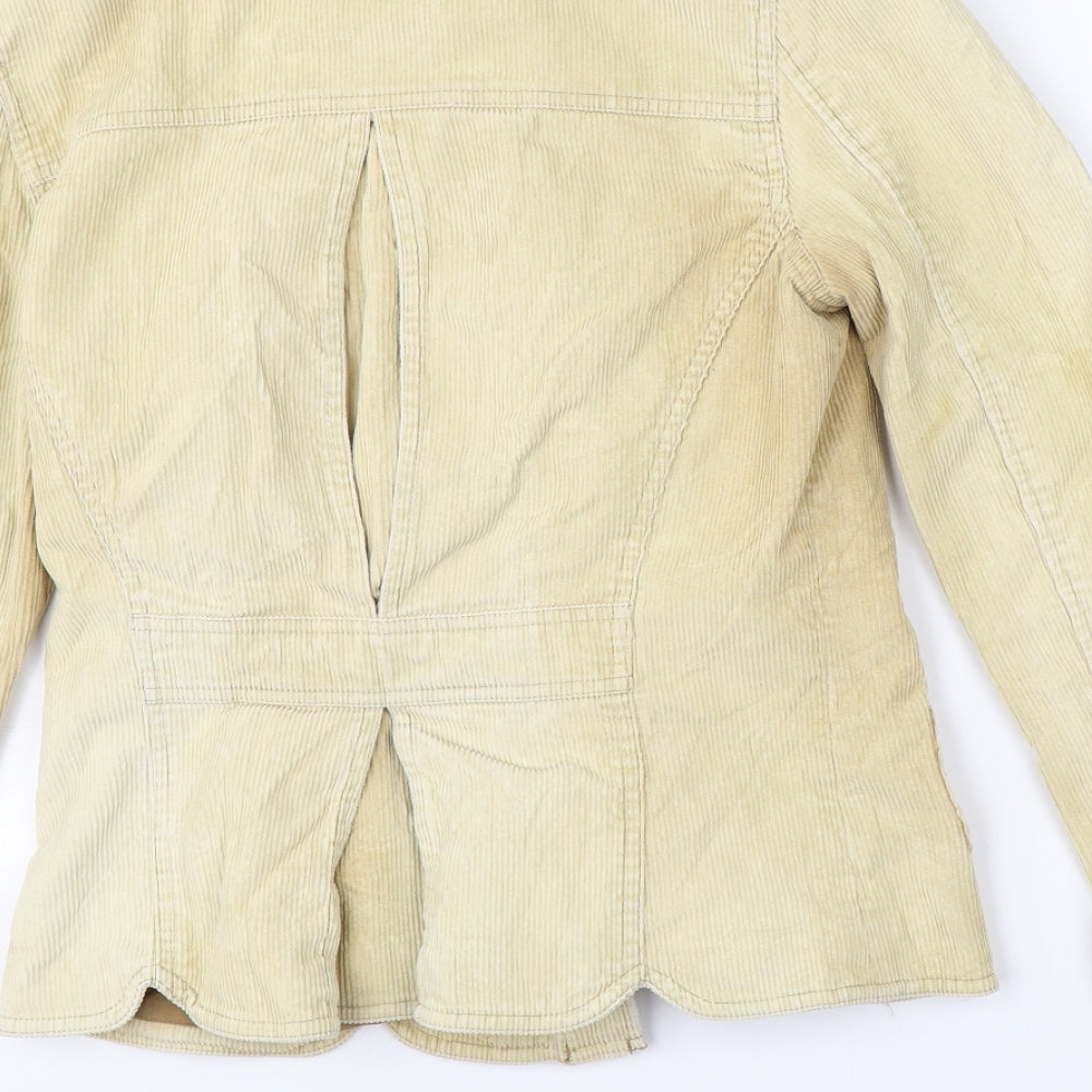 Motto Womens Beige  Corduroy Jacket  Size 10