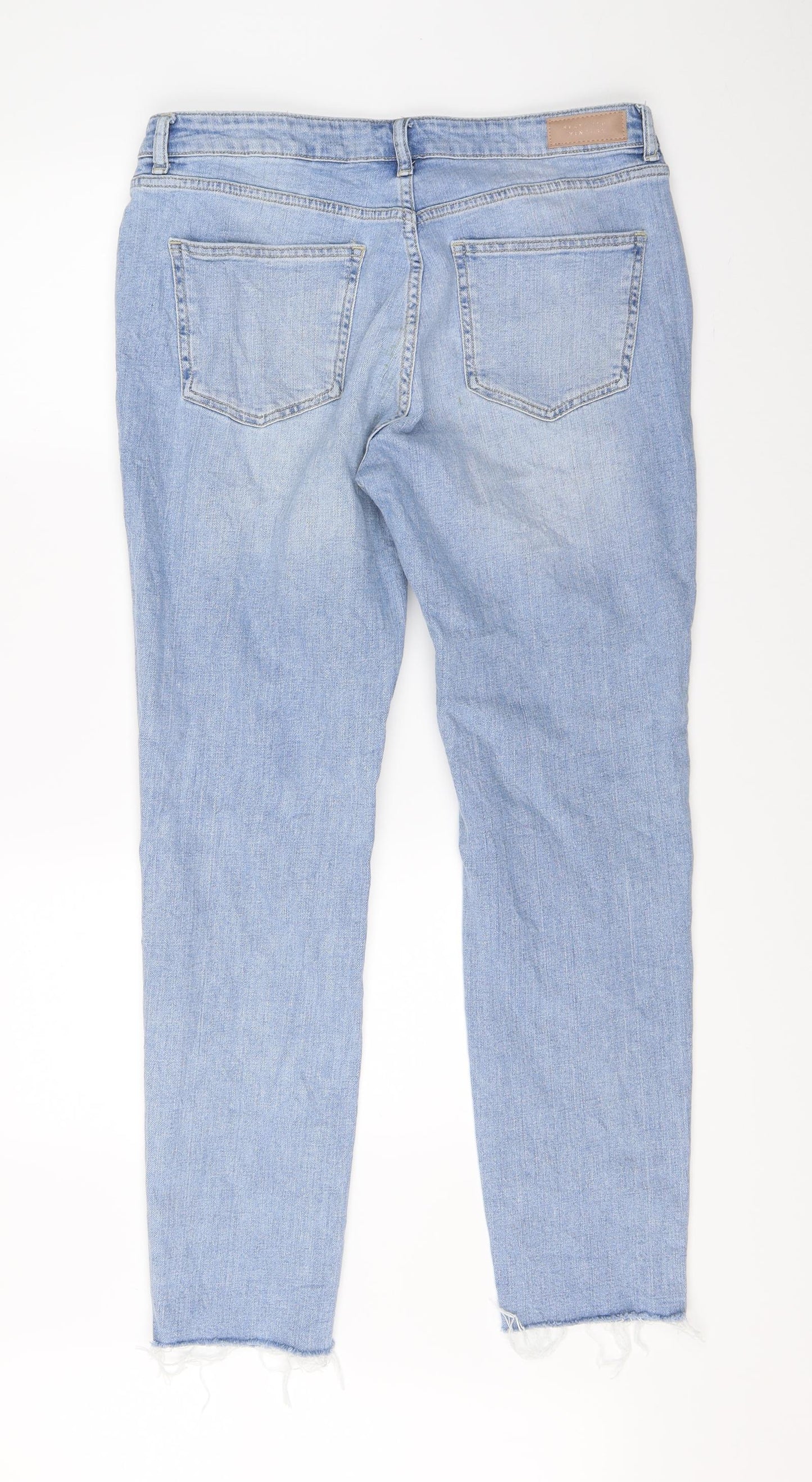 NEXT Womens Blue  Denim Skinny Jeans Size 14 L28 in