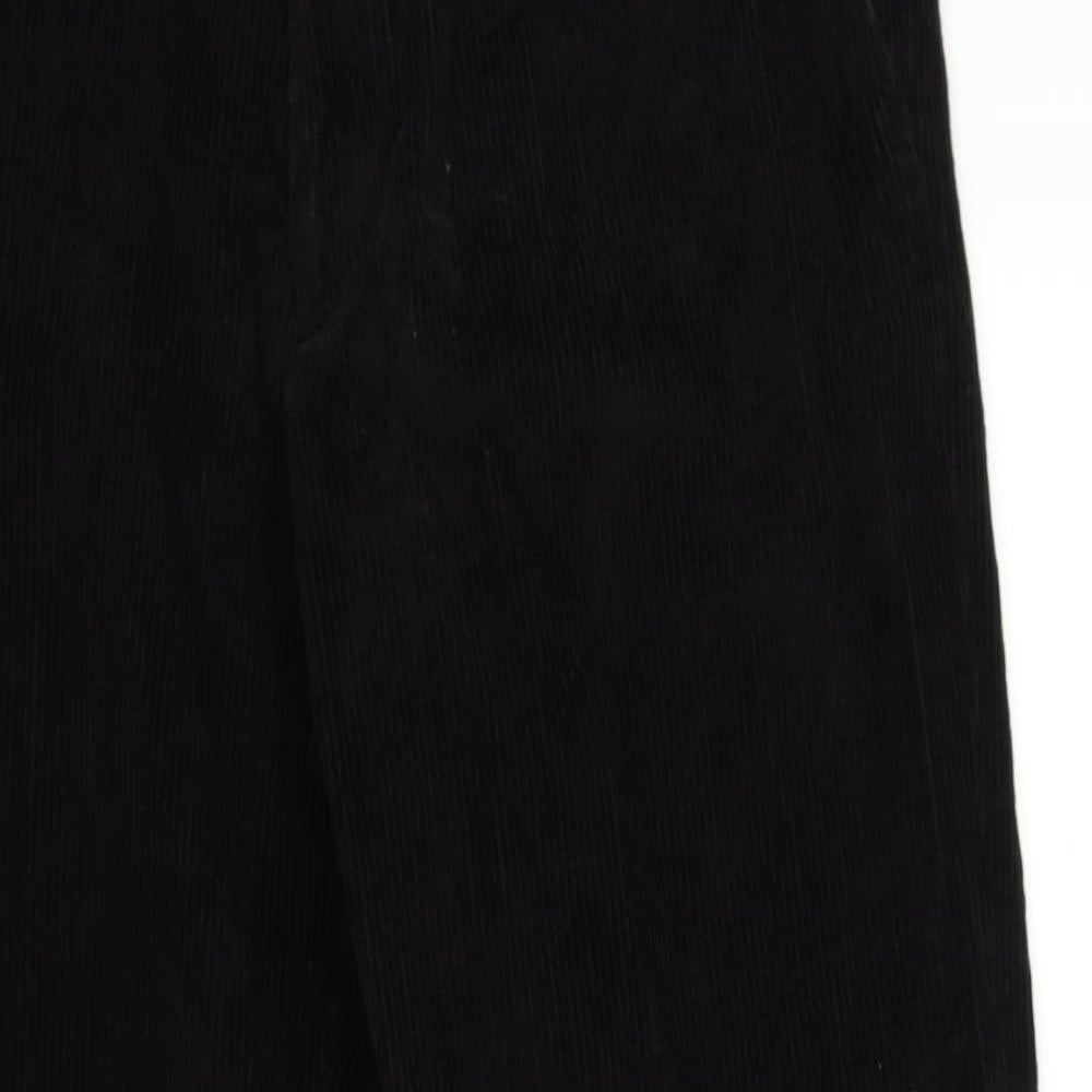 George Mens Black  Corduroy Straight Jeans Size 34 L31 in