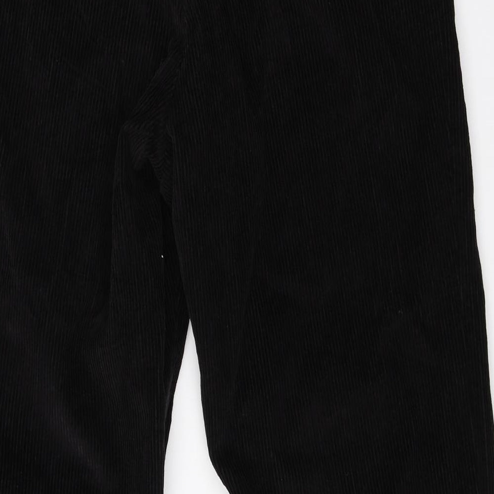 George Mens Black  Corduroy Straight Jeans Size 34 L31 in
