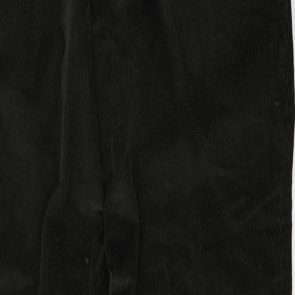 Marks & Spencer Mens Green  Corduroy Trousers  Size 36 L31 in