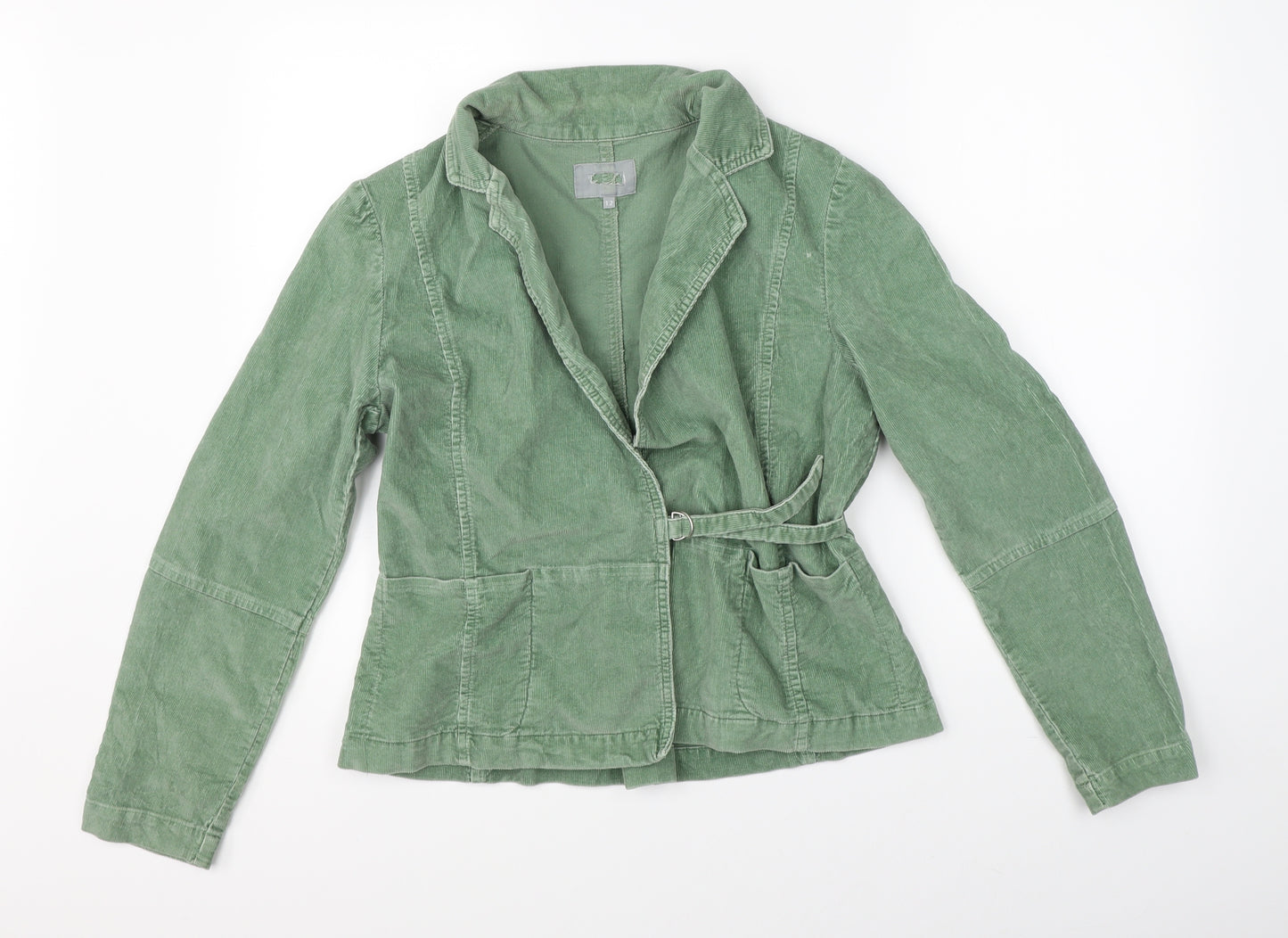 Preworn Womens Green  Corduroy Jacket  Size 12