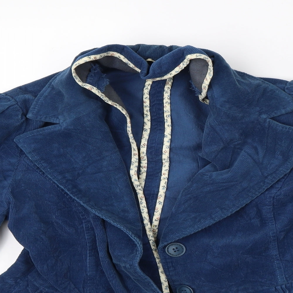 Preworn Womens Blue  Corduroy Jacket  Size 14