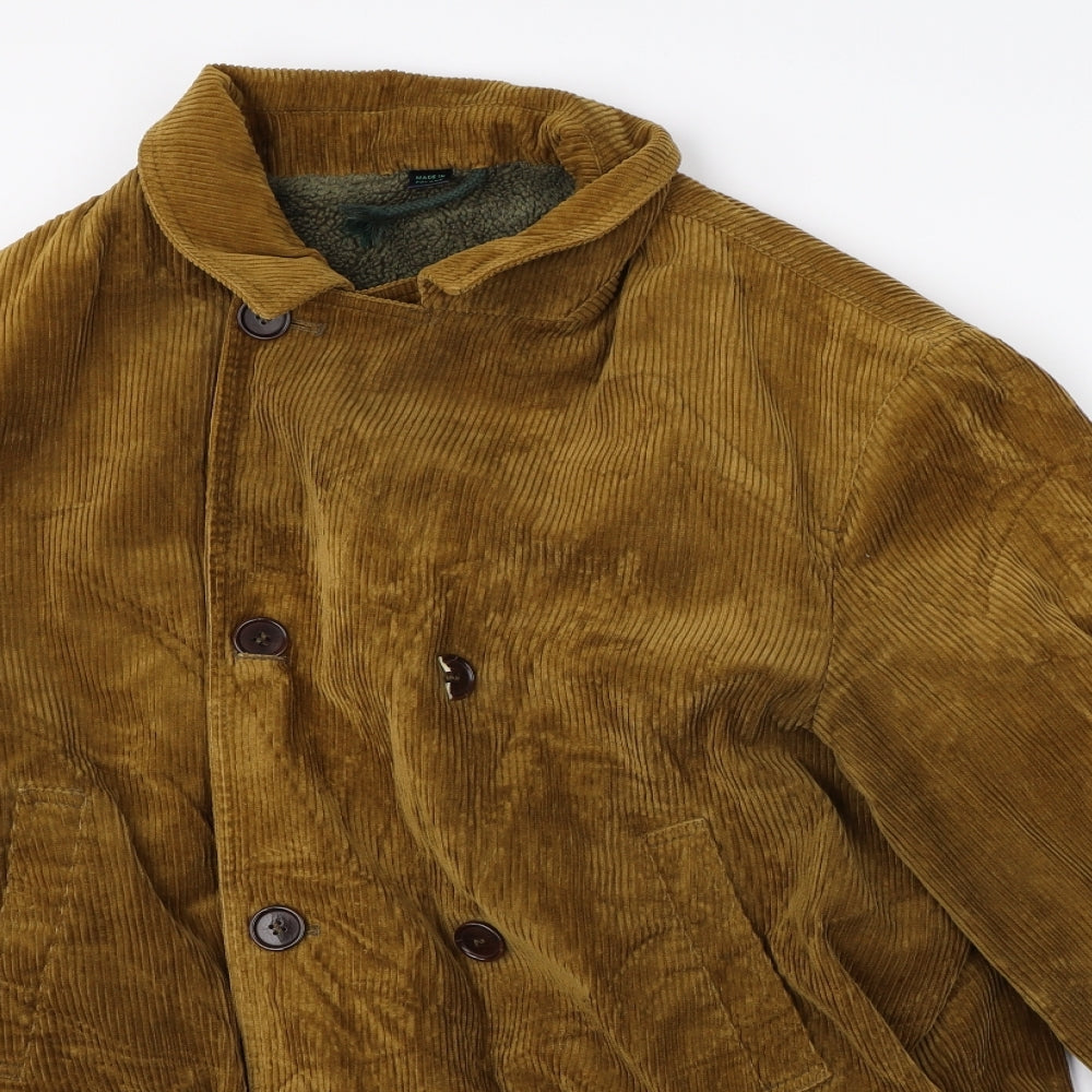 Boden Mens Yellow  Corduroy Jacket  Size L