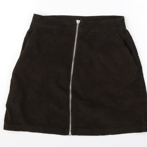 NEXT Womens Green  Corduroy A-Line Skirt Size 6