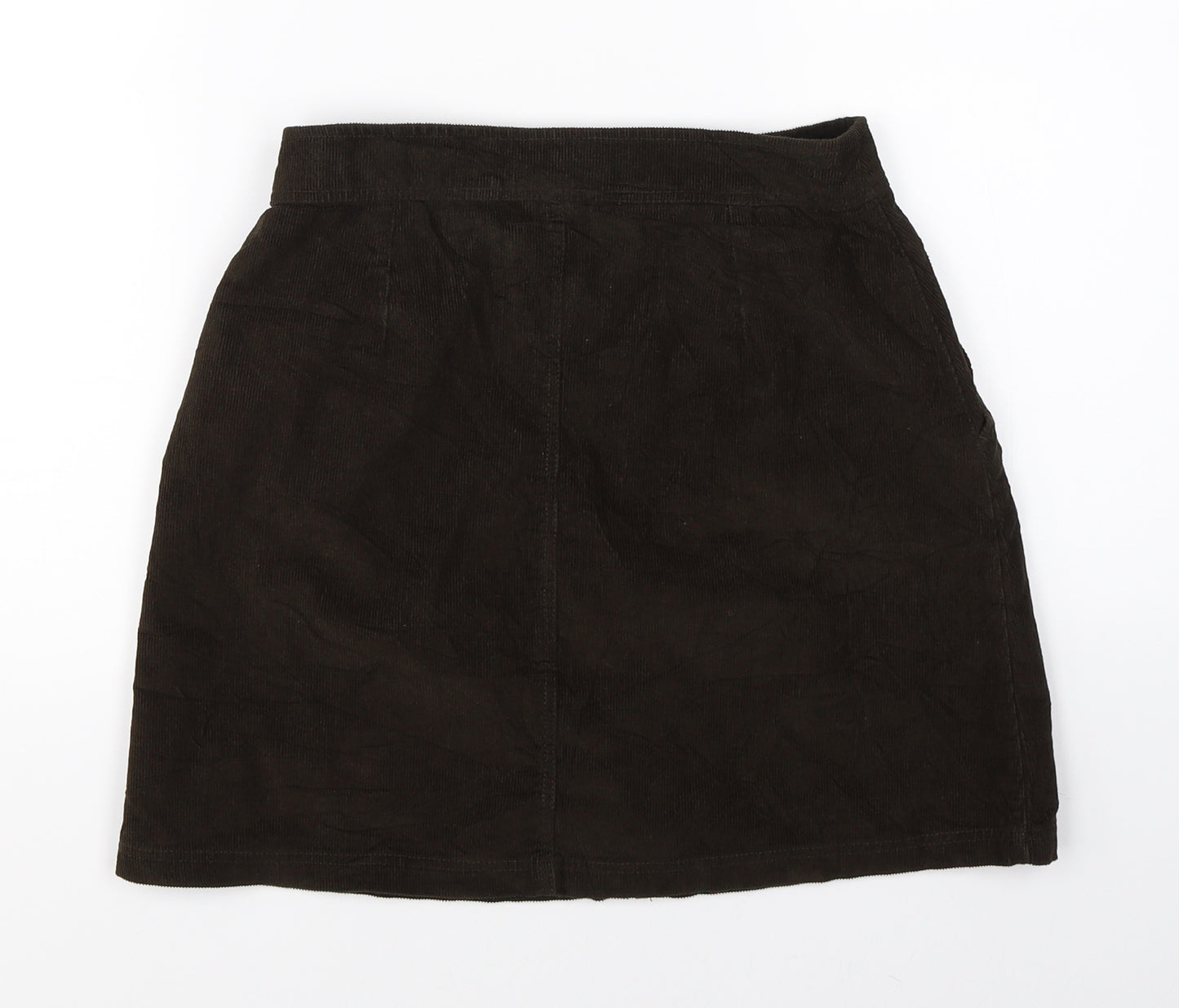 NEXT Womens Green  Corduroy A-Line Skirt Size 6