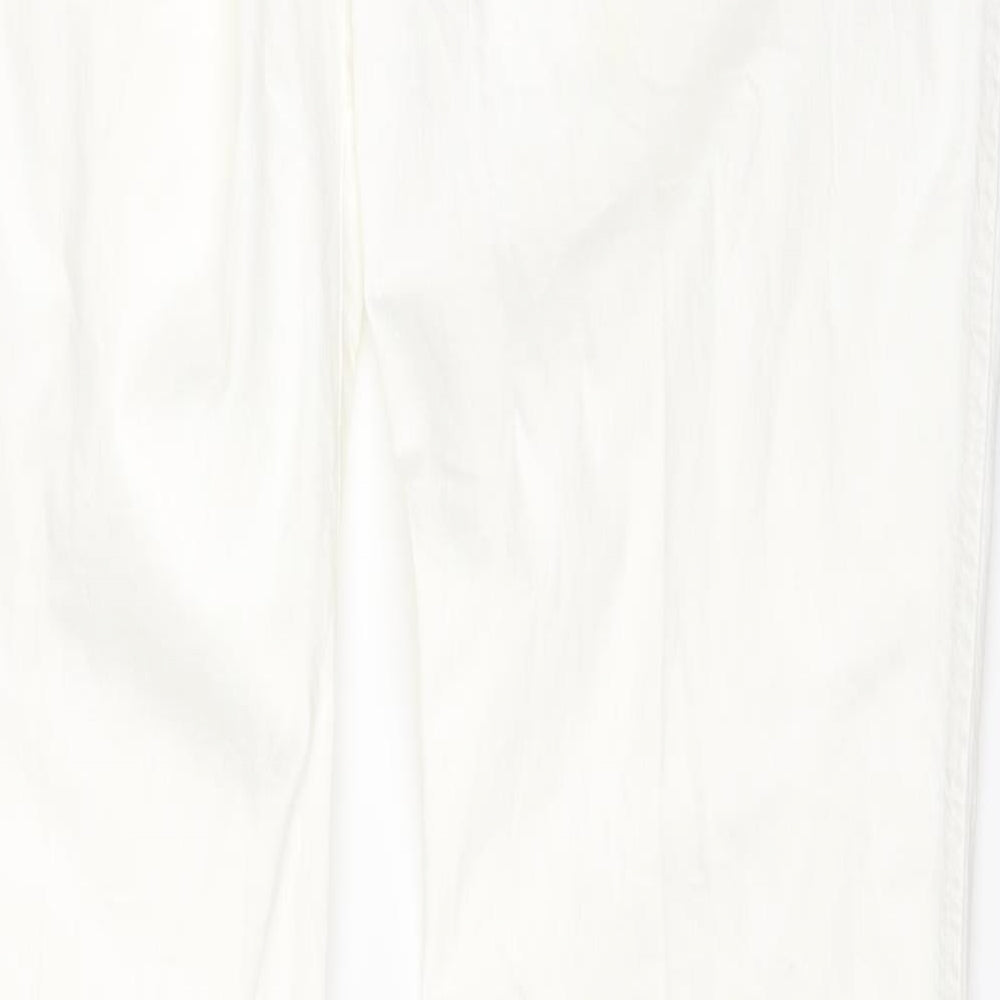ARMANI Mens White  Denim Straight Jeans Size 32 L32 in