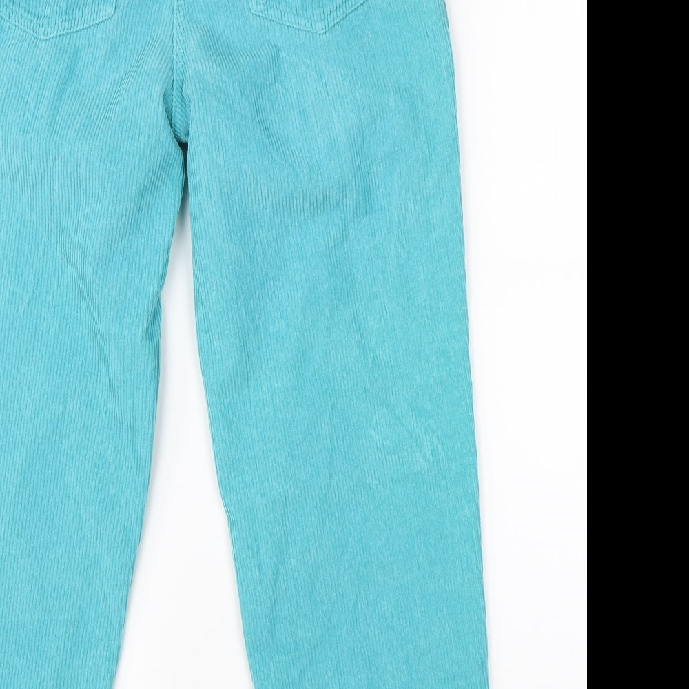 ASOS Womens Blue  Corduroy Mom Jeans Size 26 in L32 in