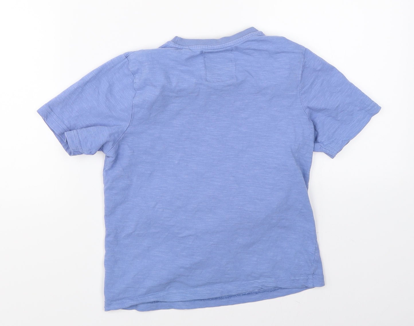 TU Boys Blue   Basic T-Shirt Size 7 Years  - beach