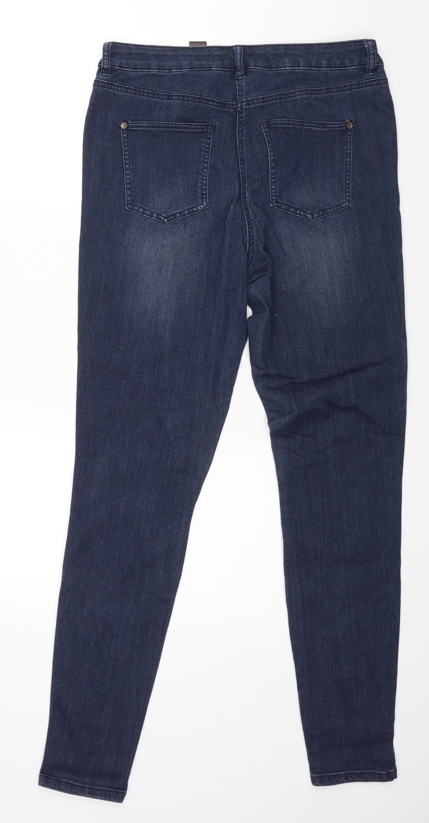 NEXT Womens Blue   Skinny Jeans Size 16 L31 in
