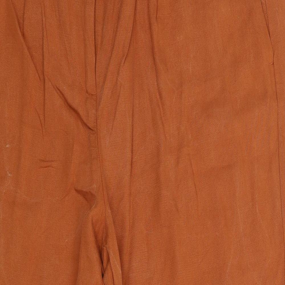M&S Womens Brown   Trousers  Size 14 L25 in