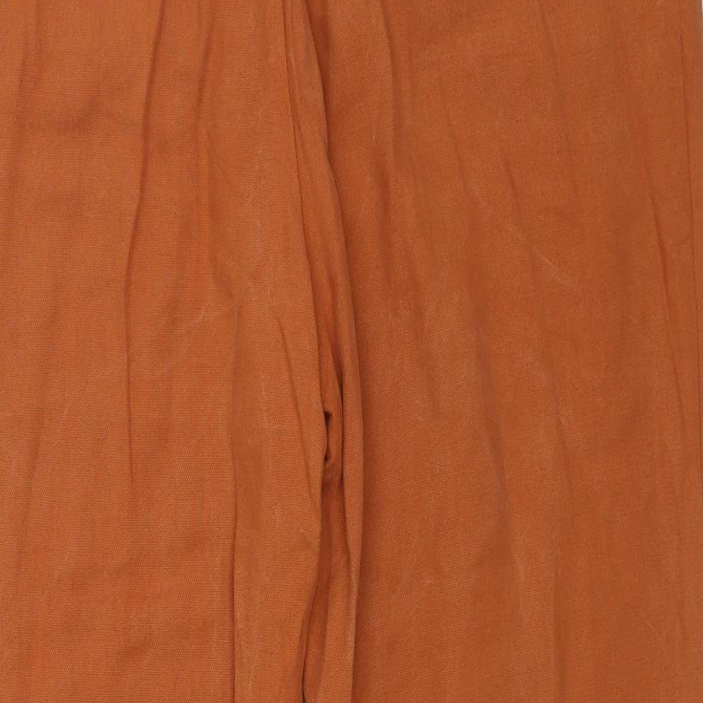 M&S Womens Brown   Trousers  Size 14 L25 in