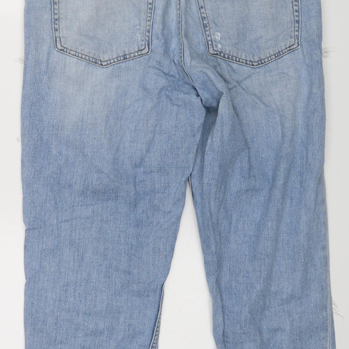 Topshop Womens Blue   Straight Jeans Size 30 L30 in