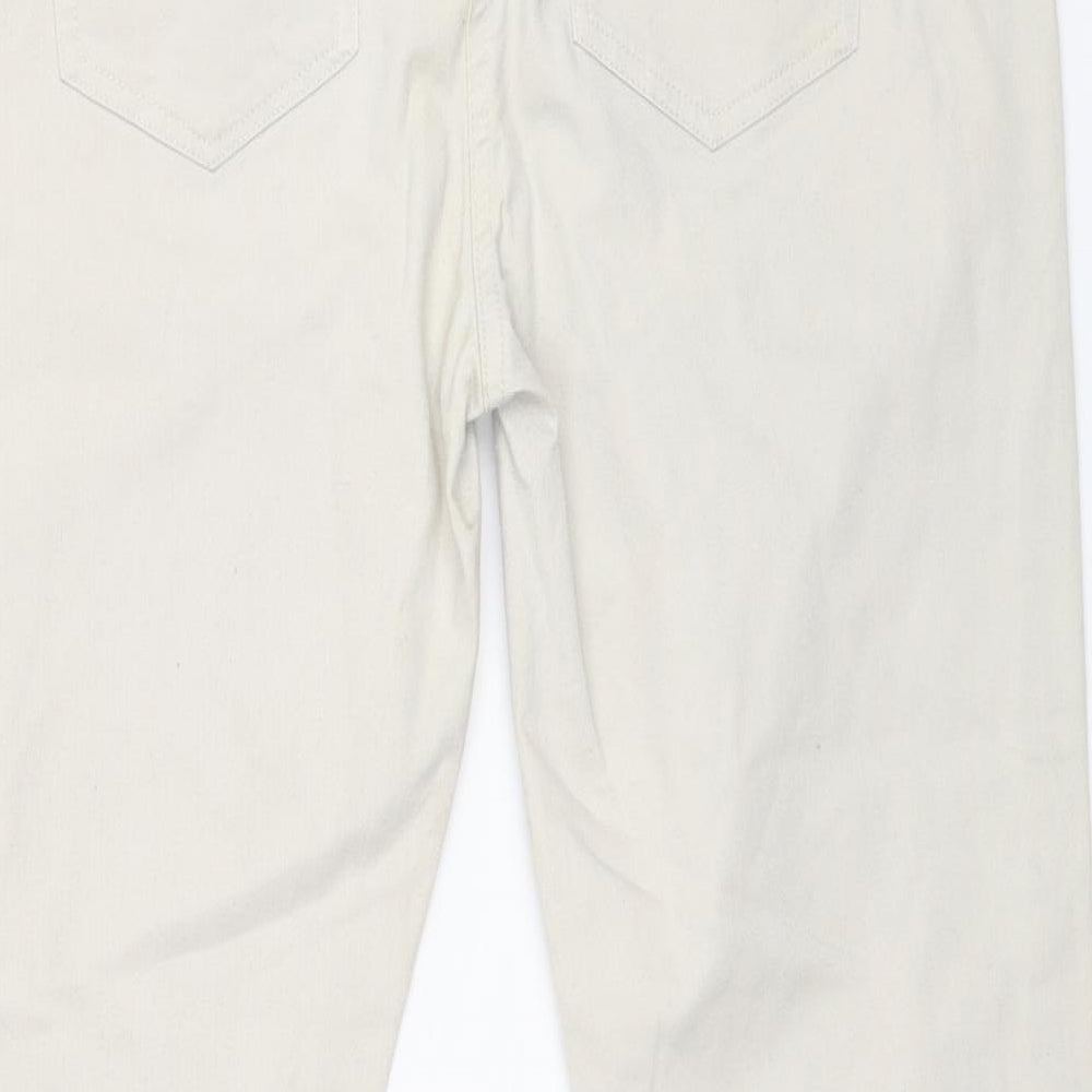 River Island Womens Beige   Straight Jeans Size 16 L26 in