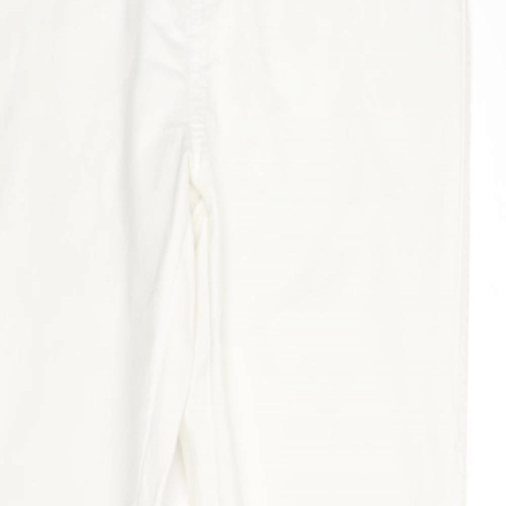 F&F Womens White   Straight Jeans Size 8 L28 in
