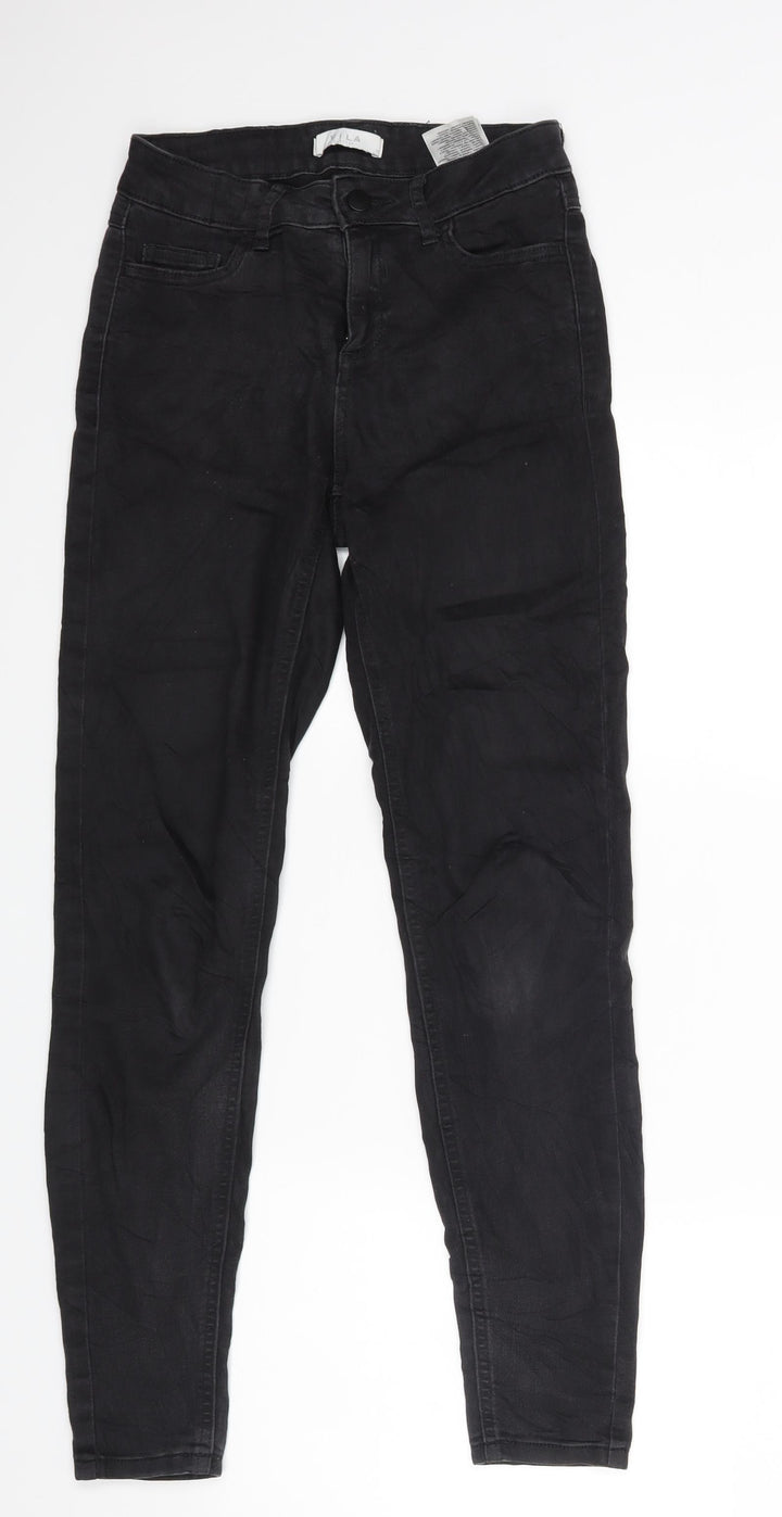 VILA Womens Black Skinny Jeans Size XS L27 in
