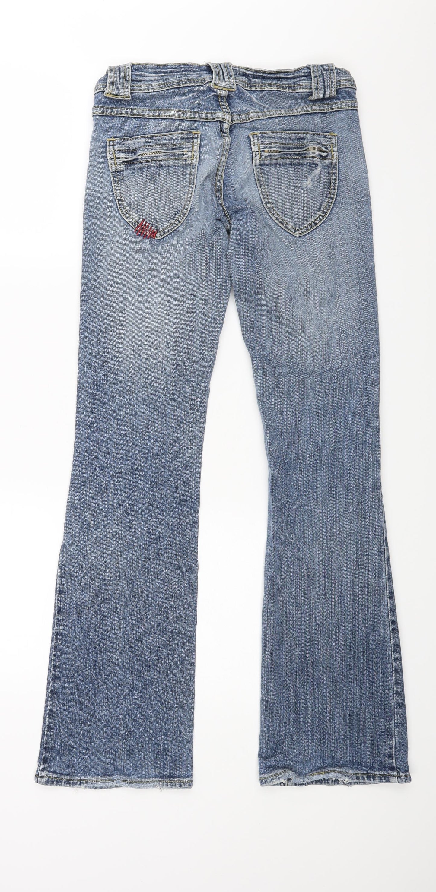 Bay Womens Blue  Rayon Bootcut Jeans Size 8 L30 in