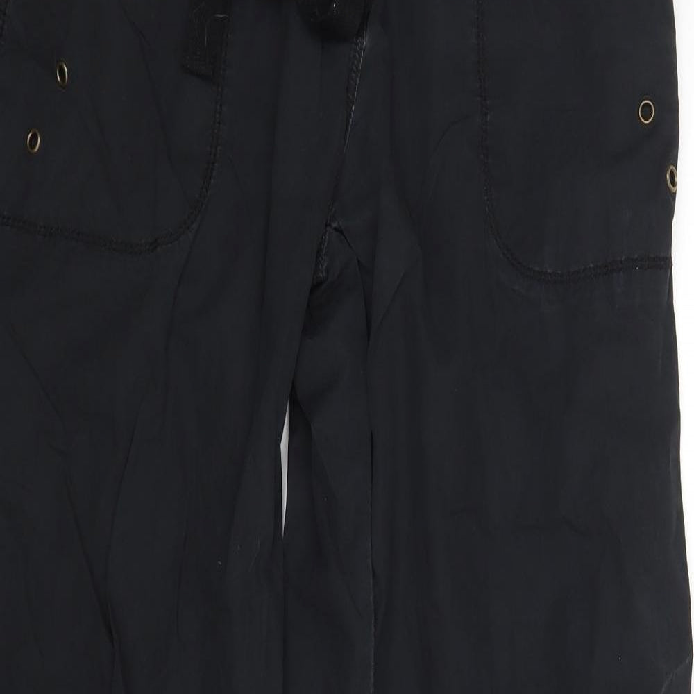 Cherokee Womens Black   Cargo Trousers Size 12 L28 in