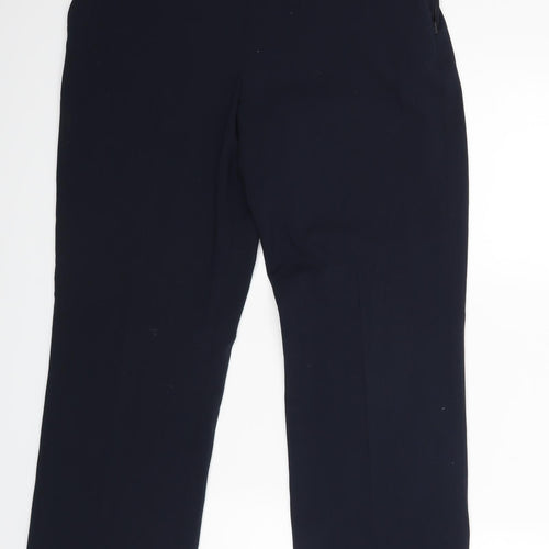 Preworn Womens Blue   Dress Pants Trousers Size 12 L26 in