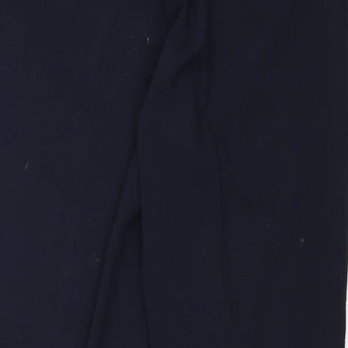 Preworn Womens Blue   Dress Pants Trousers Size 12 L26 in