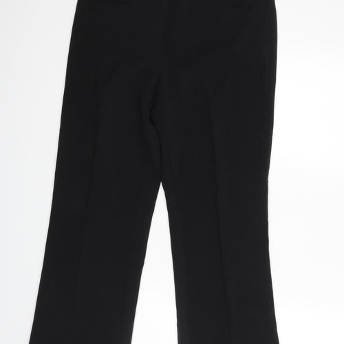 Mia Moda Womens Black   Dress Pants Trousers Size 12 L27 in