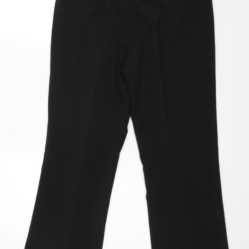 Mia Moda Womens Black   Dress Pants Trousers Size 12 L27 in