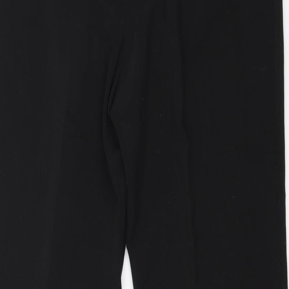 Mia Moda Womens Black   Dress Pants Trousers Size 12 L27 in