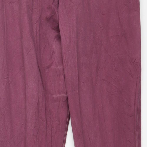 Rainbow Womens Purple   Trousers  Size 10 L26 in