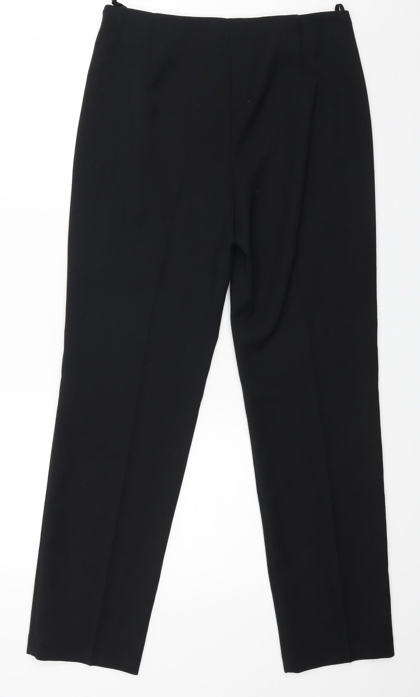 M&S Womens Black   Dress Pants Trousers Size 10 L28 in