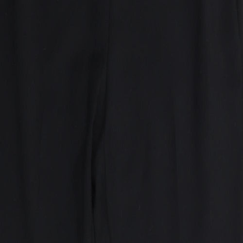 M&S Womens Black   Dress Pants Trousers Size 10 L28 in