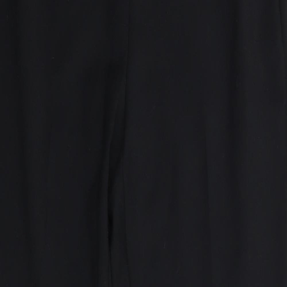 M&S Womens Black   Dress Pants Trousers Size 10 L28 in