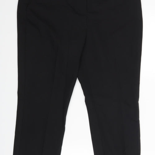 Papaya Womens Black   Dress Pants Trousers Size 14 L24 in